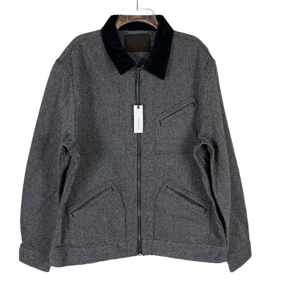 Taylor Stitch The Ignition Jacket in Indigo Salt & Pepper full zip‎ chore jacket